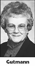 MARY GUTMANN Obituary (2015)