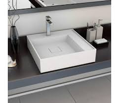 60 x 48 cm, ohne spezialglasur, hahnloch: Vidaxl Waschbecken 50 X 50 X 12 3 Cm Mineralguss Marmorguss Weiss Vidaxl De