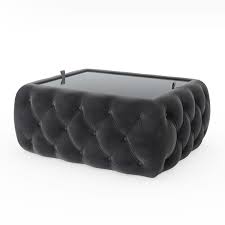 How to style your coffee table so much more than a surface for mugs and tv remotes, a coffee table offers all sorts of potential to brighten up your lounge. Dark Grey Velvet Storage Coffee Table With Glass Top Buttoned Clio Ebay