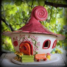 Windlicht Fleury Kreative Keramik Fur Haus Und Garten Feenhaus Garnschale Elfen Haus