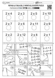 Tabla Del 2 Actividades De Multiplicacion Ejercicios Tablas De Multiplicar Matematicas