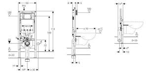 Dimensions Bati Support Extra Plat Geberit Sigma8 296 Euros Wc Suspendu Geberit Wc Suspendu Bati Support Wc