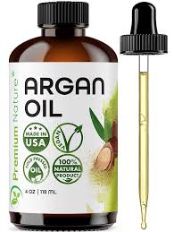 For frizzy hair and dry skin! Buy Argan Oil Organic Virgin 100 Pure Cold Pressed Argon Oil Serum For Hair Stimulate Growth For Dry And Damaged Hair Argan Oil For Skin Body Moisturizer Nails Protector 4 Oz Online