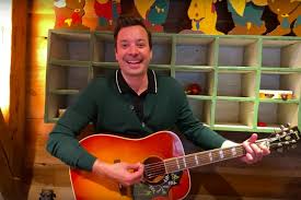 Start your free trial to watch the tonight show starring jimmy fallon and other popular tv shows and movies including new releases, classics, hulu originals, and more. Jimmy Fallon Puts On The Tonight Show From Home Videos Popsugar Entertainment