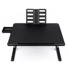 Cooper Desk Pro Leather Folding Laptop Desk With Adjustable Height Tilt Angles In 2020 Folding Laptop Table Apple Ipad Ipad