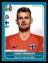 Panini Uefa Euro 2020 Preview Lukas Hradecky Finland No Fin7 Finland Euro World Football