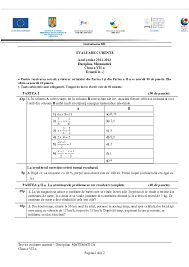 Învaţă online și gratuit la matematică. Pdf Test De Evaluare CurentÄƒ Disciplina MatematicÄƒ Clasa A Vii A Pagina 1 Din 2 Evaluare CurentÄƒ Disciplina MatematicÄƒ Clasa A Vii A EcuaÅ£ii In Razvan Vieriu Academia Edu