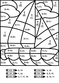Enable the true colors of your teaching to emerge with our extensive variety of kindergarten color by number worksheets. Mysterysailboat Jpg 624 870 Pikseli Math Pictures Math Coloring Worksheets Math Sheets