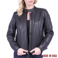 Womens Vanson Leather Biker Jacket Grunt Style Llc