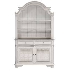 Shop from china cabinets & hutches, like the rustique deck or the gesso cabinet with grille, while discovering new home products and designs. Liberty Furniture Magnolia Manor Dining 244 Dr Hb Buffet And Hutch With Touch Lighting Upper Room Home Furnishings China Cabinets