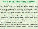 Kalau tidak dilakukan akan mendapatkan hukuman atau sanksi yang diberikan dari sekolah seperti. Perhatikan Daftar Hak Siswa Di Atas Pahami Lalu Tuliskanlah Kembali Dengan Kata Katamu Sendiri Tribun Padang