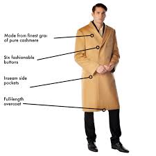 A classic camel coat made not only of decadent mongolian cashmere, but a luscious camel cashmere shawl is over sized for added length and is double thickness for extra warmth. Men S Double Breasted Topcoat In Pure Cashmere Cashmere Boutique