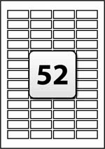 Sharps warning labels & signs (75906). 52 Address Labels Per A4 Sheet 42 Mm X 16 Mm Flexi Labels