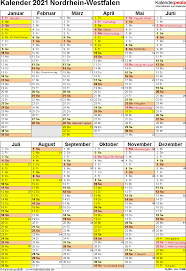 Kalender 2021 nrw pdf maxcalendars wp content uploads 2018 01 ju. Kalender 2021 Excel Nrw 2021 Calendar In Excel Spreadsheet Format