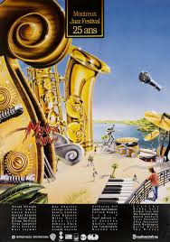 Since 1967, the festival has entrusted the creation of its official poster to swiss and international artists. Vintage Poster Montreux Jazz Festival 25 Ans Galerie 1 2 3