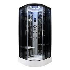 Insignia Platinum Quadrant Steam Shower Cabin With Tinted Glass Shower Cabin Steam Shower Cabin Quadrant Shower
