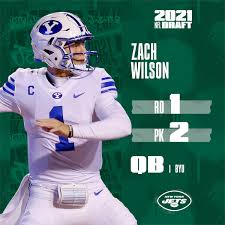 Jun 16, 2021 · wilson of course became the answer following darnold's trade to carolina and zach's subsequent drafting at no. Nfl On Twitter With The No 2 Overall Pick In The 2021 Nfldraft The Nyjets Select Qb Zach Wilson 2021 Nfldraft On Nfln Espn Abc Https T Co Eqzscip6i3