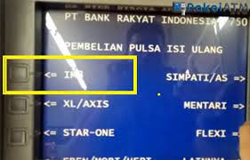 Check spelling or type a new query. 7 Cara Isi Pulsa Lewat Atm Bri 2021 Indosat Xl Telkomsel Pakaiatm