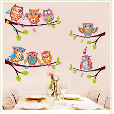 50 wallpaper kupu kupu tercantik wallpapersforfree via wallpapersamazingfree.blogspot.sk. 3d Kartun Warna Warni Burung Hantu Pohon Stiker Dinding Untuk Anak Anak Kamar Anak Lucu Perekat Vinyl Wallpaper Dekorasi Rumah Decal Dapat Dilepas Lukisan Dinding Wall Stickers Aliexpress