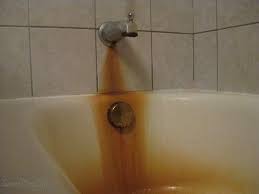 Is The Tub Supposed To Be Orange Some Blog Site Remove Rust Stains Toilet Cleaning How To Remove Rust