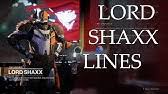 Some of my favourite shaxx quotes that i was able to record. Lord Shaxx Mayhem Quote Compilation Destiny 2 Youtube
