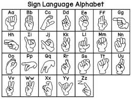 american sign language alphabet chart sign language chart