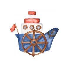 Watercolor Cute Cartoon Boat Clipart Boat Clipart Adventure Boat Png And Vector With Transparent Background For Free Download Boat Cartoon Clip Art Cute Cartoon