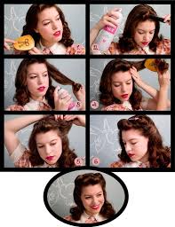 The most popular hairstyles of this decade were very carefully. 1940s Hair Style 1940s Hairstyles Vintage Hairstyles Rockabilly Hair