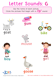 letter g sounds worksheet free phonics printable for kids
