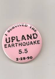 I Survived The 5 5 Upland Ca Earthquake Pin 2 28 90 I Remember The Quake And The Pins New Kids On The Block Upland California Miss California