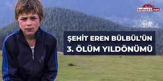 Şehit eren bülbül için ölümünün 3'üncü yıl dönümünde mezarı başında anma programı düzenlendi. Sehit Eren Bulbul Un 3 Olum Yildonumu