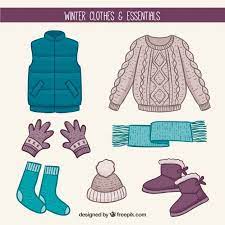 Download Hand Drawn Winter Clothes Essentials For Free Kids Winter Outfits Winter Outfits Clothing Essentials