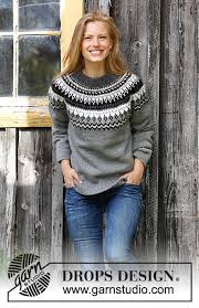 It's a fun challenge to look for stitch patterns that i haven't tried before and explore how they can be used. Night Shades Drops 195 19 Free Knitting Patterns By Drops Design