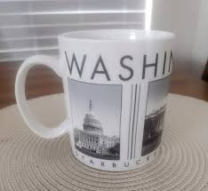 Starbucks Washington DC Mug, Barista City Scenes Series, Circa 2003