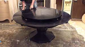 Round Spinning Expandable Dining Table Round Dining Room Table Round Dining Room Dining Room Accessories