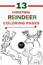 Printable christmas reindeer coloring pages, coloring sheets and pictures. Free Pdf 13 Christmas Reindeer Coloring Pages Face Antlers Cute