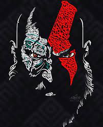 god of war with arabic calligraphy creetus اله الحرب بالخط العربي كريتوس fictional characters darth darth vader