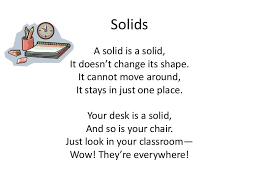 Matter Poems By Amypwomble Via Slideshare Science Poems Matter Science Teaching Science
