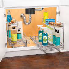 In every home i've ever lived in, the cabinets under my kitchen sink have devolved into terrifying, damp caves of old cleaning supplies, trash bags, and other objects i'm not sure where else to store. Bathroom Under Sink Storage Wayfair Ca