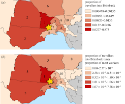 Victorian premier danial andrews says melbourne's lockdown will be extended for a further seven days as several mystery cases have appeared. Risk Mapping For Covid 19 Outbreaks In Australia Using Mobility Data Journal Of The Royal Society Interface