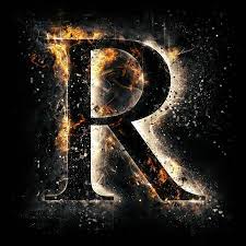 Fire Letter R Alphabet Wallpaper R Wallpaper Letter Photography
