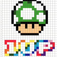 Coloriage.info vous présente le dessin grille pixel vierge a imprimer pdf en ligne gratuitement d'une résolution de 1700x2193. Pixel Art Faciles A Realiser Et A Imprimer La Manufacture Du Pixel