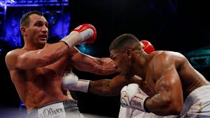 Save the date anthony joshua vs oleksandr usyk confirmed for september 25 by at tottenham stadium by matchroom boss eddie hearn. Anthony Joshua In Action With Wladimir Klitschko Les Hardis