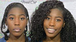 Braids and wigs are fine just give your hair a break (especially from the braids) so it can breath and alleviate all that pulling and tension. Best Defined Braid Out Relaxed Hair Hair Diary Youtube