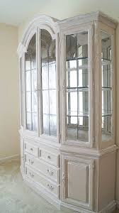 Christina muscari of pretty distressed tries the chippy barn amulent paint on a china hutch makeover. Updating A China Cabinet With Chalk Type Paint Anne P Makeup And More