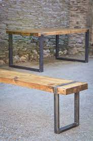 Save 15% on select patio furniture with code july. Industrial Bench Seating From Our 39 Wood Steel 39 Range Of Tables And Benches Des Industrial Outdoor Furniture Industrial Bench Outdoor Furniture Bench