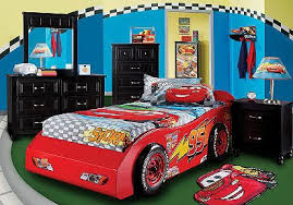 Disney cars bedroom decor most popular interior paint colors Fun Kids Furniture Disney Cars Bed Car Bedroom Disney Cars Bedroom