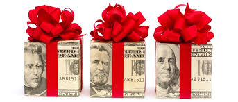 Image result for xmas with money"
