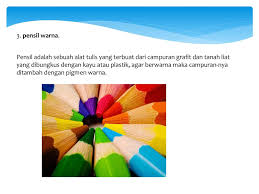 Pensil Warna Yang Terbuat Dari Lilin Disebut Sebutkan Itu