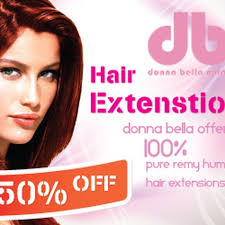Banner ads for hair extension company